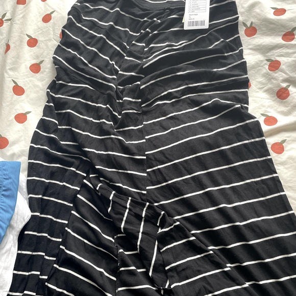 Anthropologie Maxi striped skirt with slit on side - Picture 1 of 2